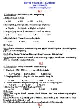 43 Đề thi học sinh giỏi môn Toán Lớp 3